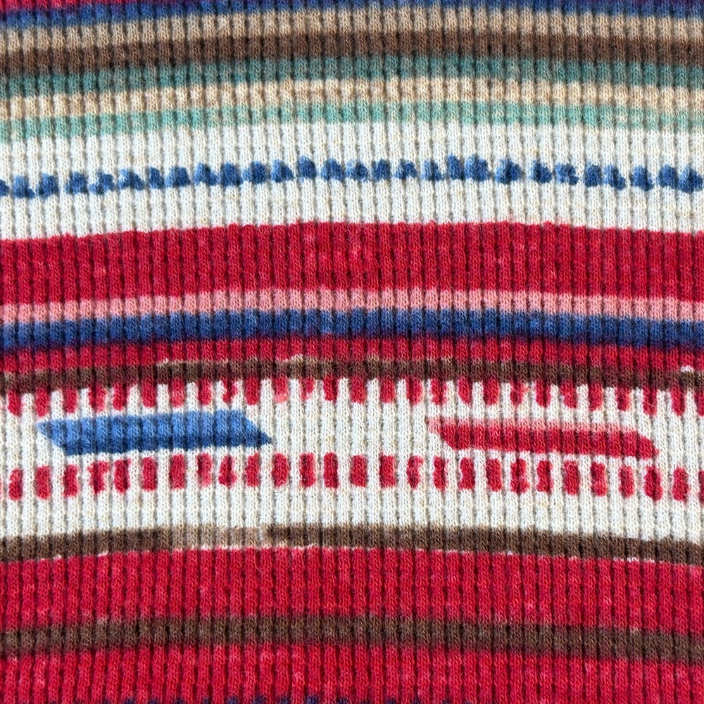 Ralph Lauren LRL Jeans Co. Southwestern Aztec Striped Drop-Waist Midi Dress 2X - Picture 6 of 11